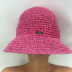 Trina Turk Vibrant Pink Crochet Hat